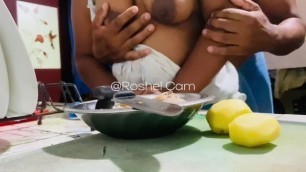 Sri Lankan Surprise Sex while Making Dinner Brazzers Blacked Mylf
