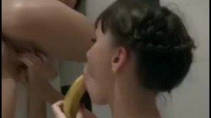 Sexy Lesbians in Hot Bathroom Scene