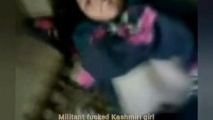 Kashimri Muslim girl fucked by muslim militant people
