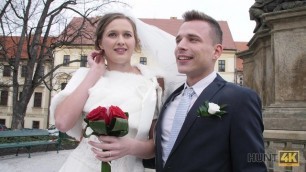 HUNT4K Attractive Czech Bride Spends first Night with Rich Stranger