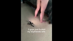 Husband Fucks Girlfriend and Wife at the same Time