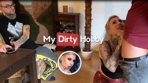 MyDirtyHobby - Cuckhold Husband Watches Wife get Creampied